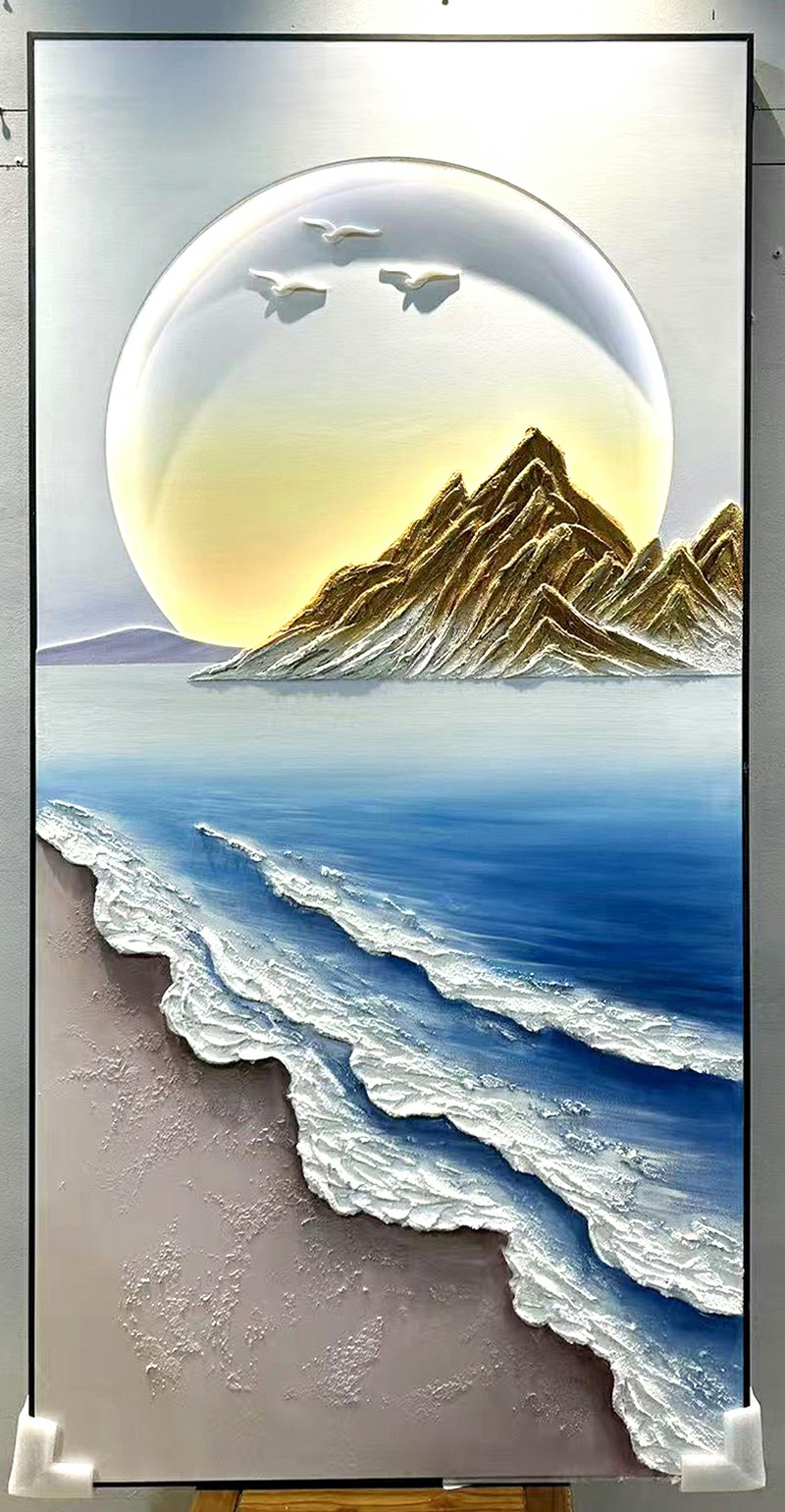 2025年3月份展会纯手绘灯光画