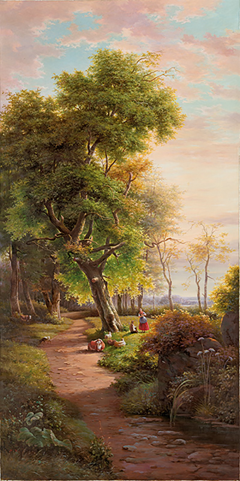 高清沙岩喷绘肌里画